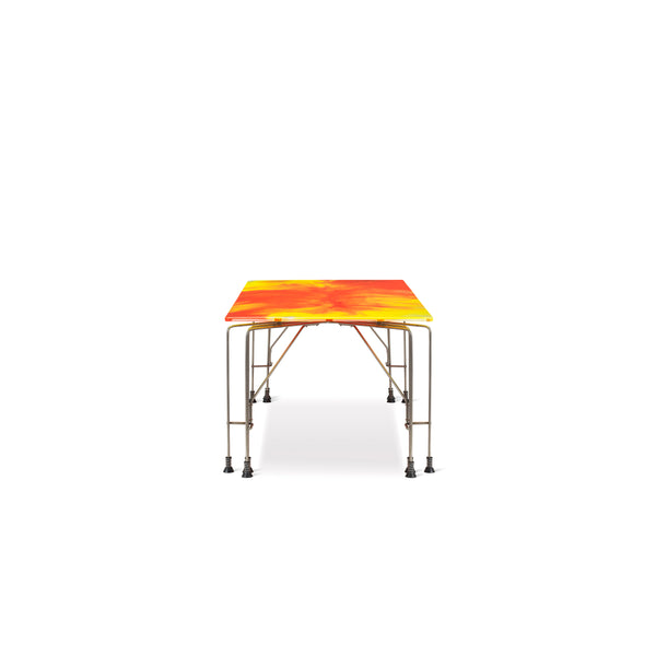 Meritalia® 543 Broadway Table by Gaetano Pesce - Orange/Yellow