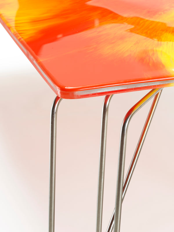 Meritalia® 543 Broadway Table by Gaetano Pesce - Orange/Yellow