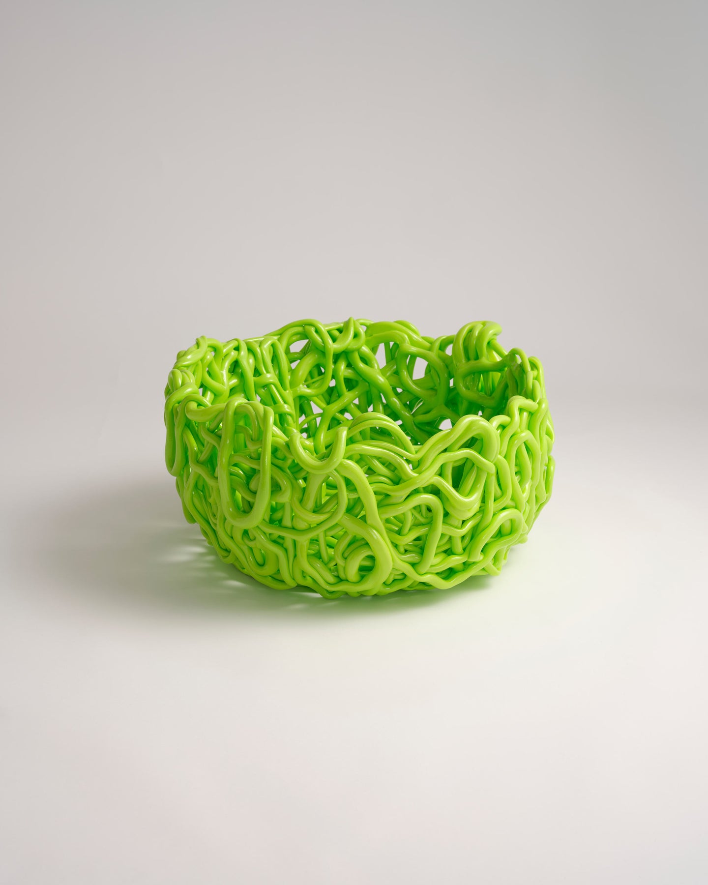 Meritalia® Senzafine Large Round Basket - Green