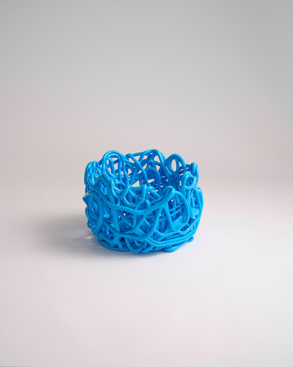 Meritalia® Senzafine Large Round Basket - Blue