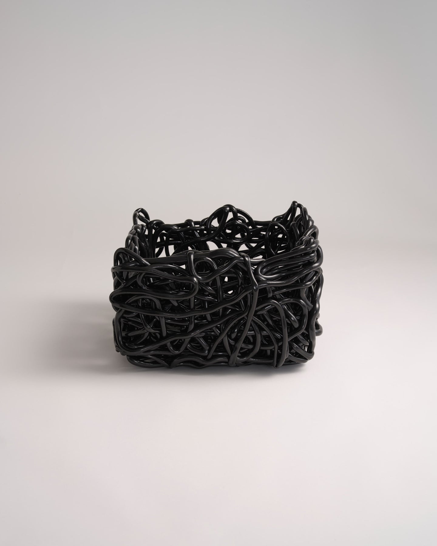 Meritalia® Senzafine Large Square Basket - Black