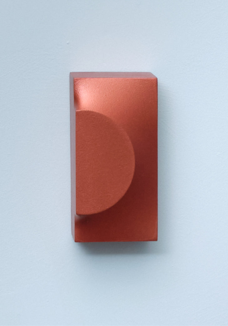 Red Copper Half Circle - Samantha McCurdy