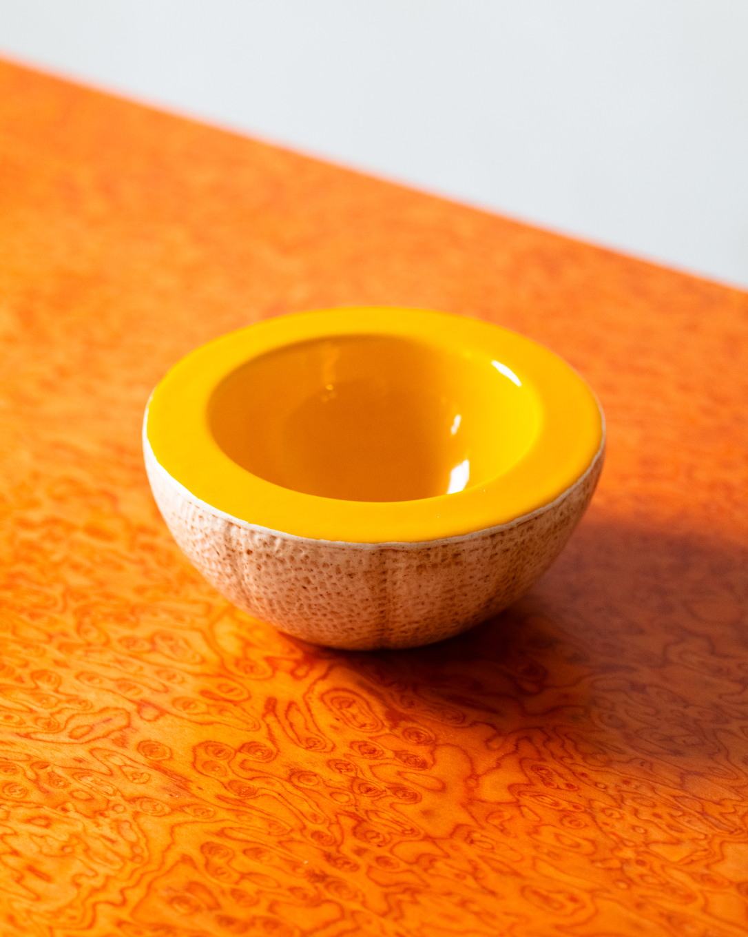 Mid-Century Cantaloupe Bowl