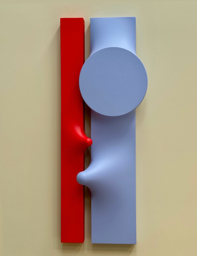 Lavender and Red Landscape, 2025 by Samantha McCurdy