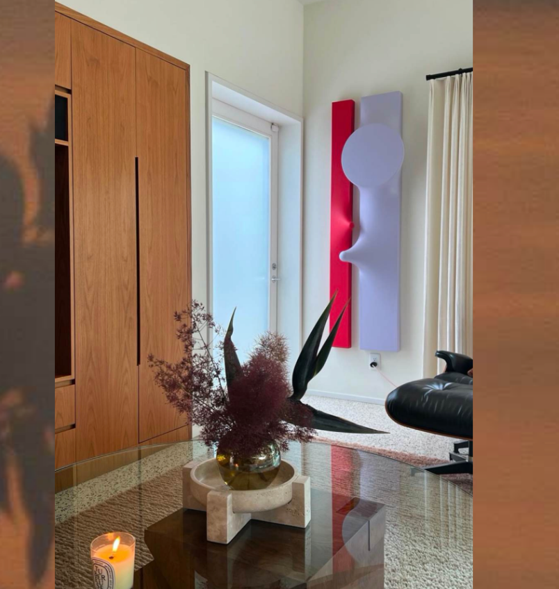 Lavender and Red Landscape, 2025 by Samantha McCurdy