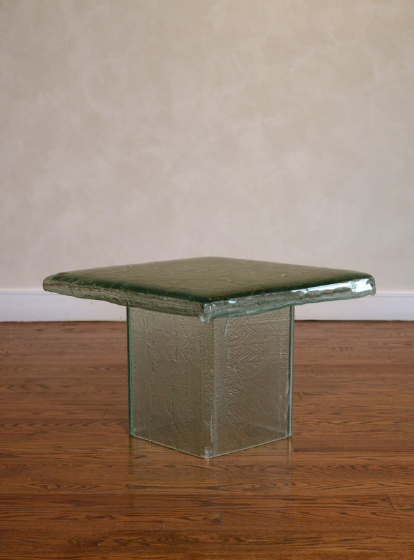 Melting Glass Side Table (small)