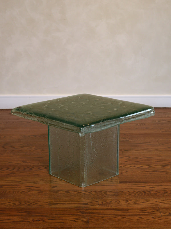 Melting Glass Side Table (small)