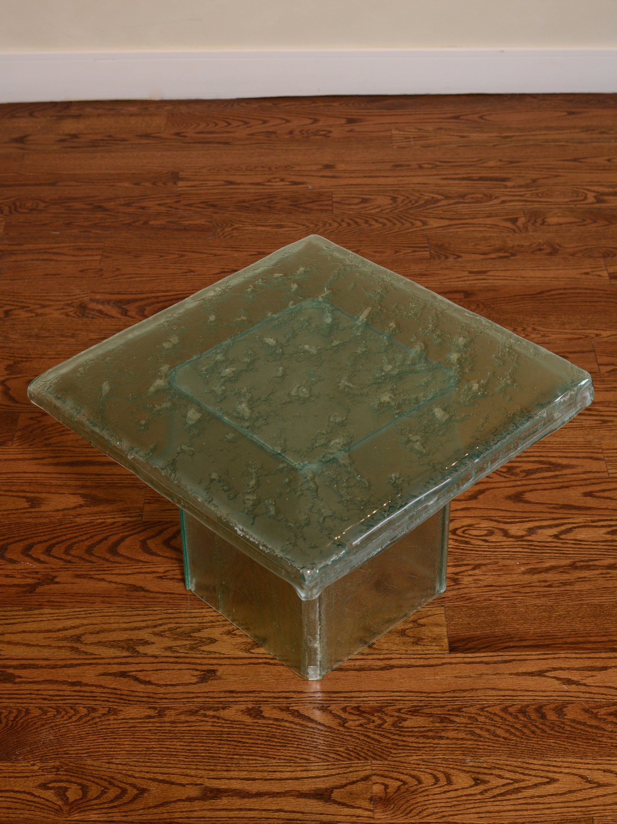 Melting Glass Side Table (small)
