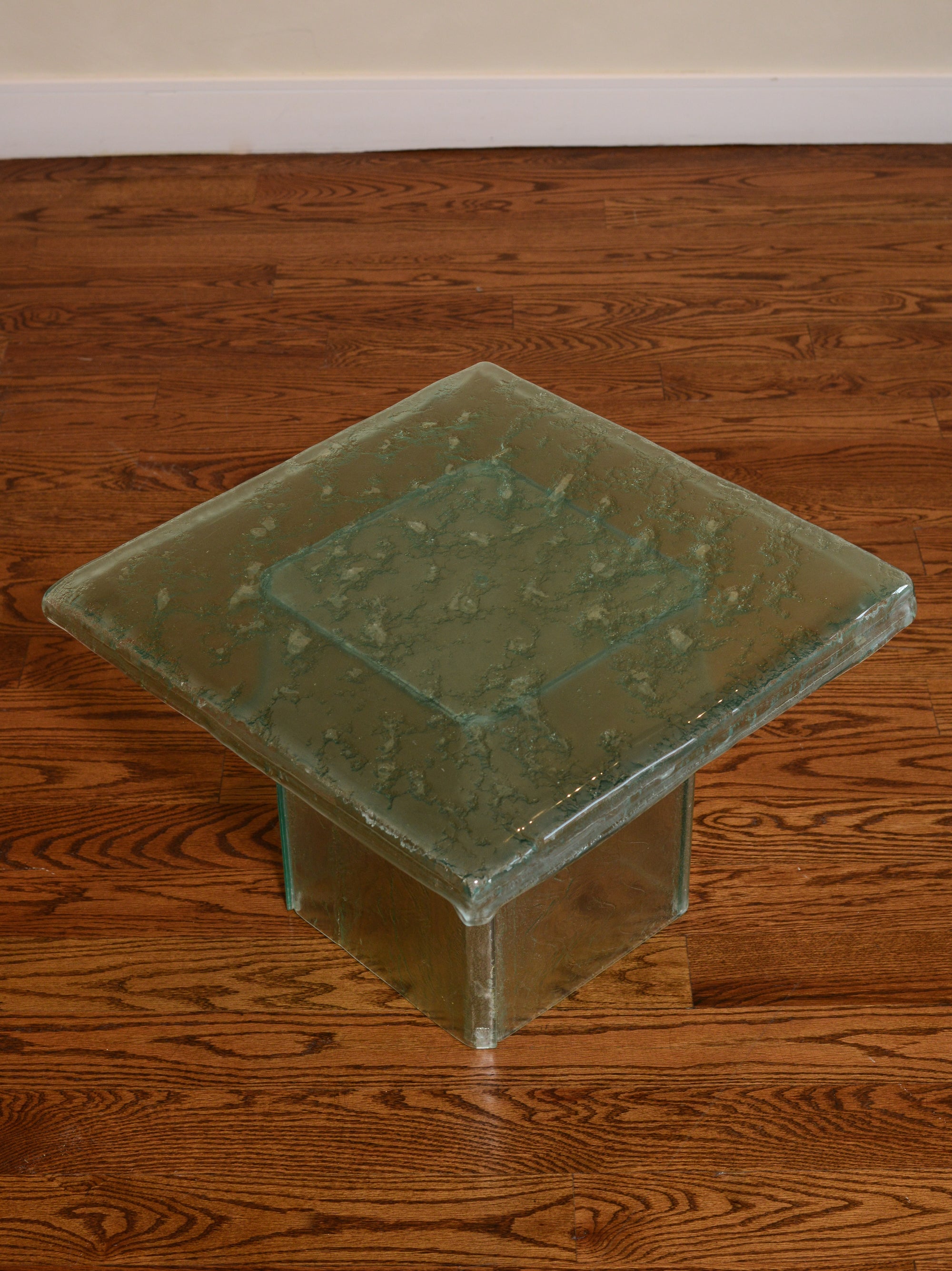 Melting Glass Side Table (small)