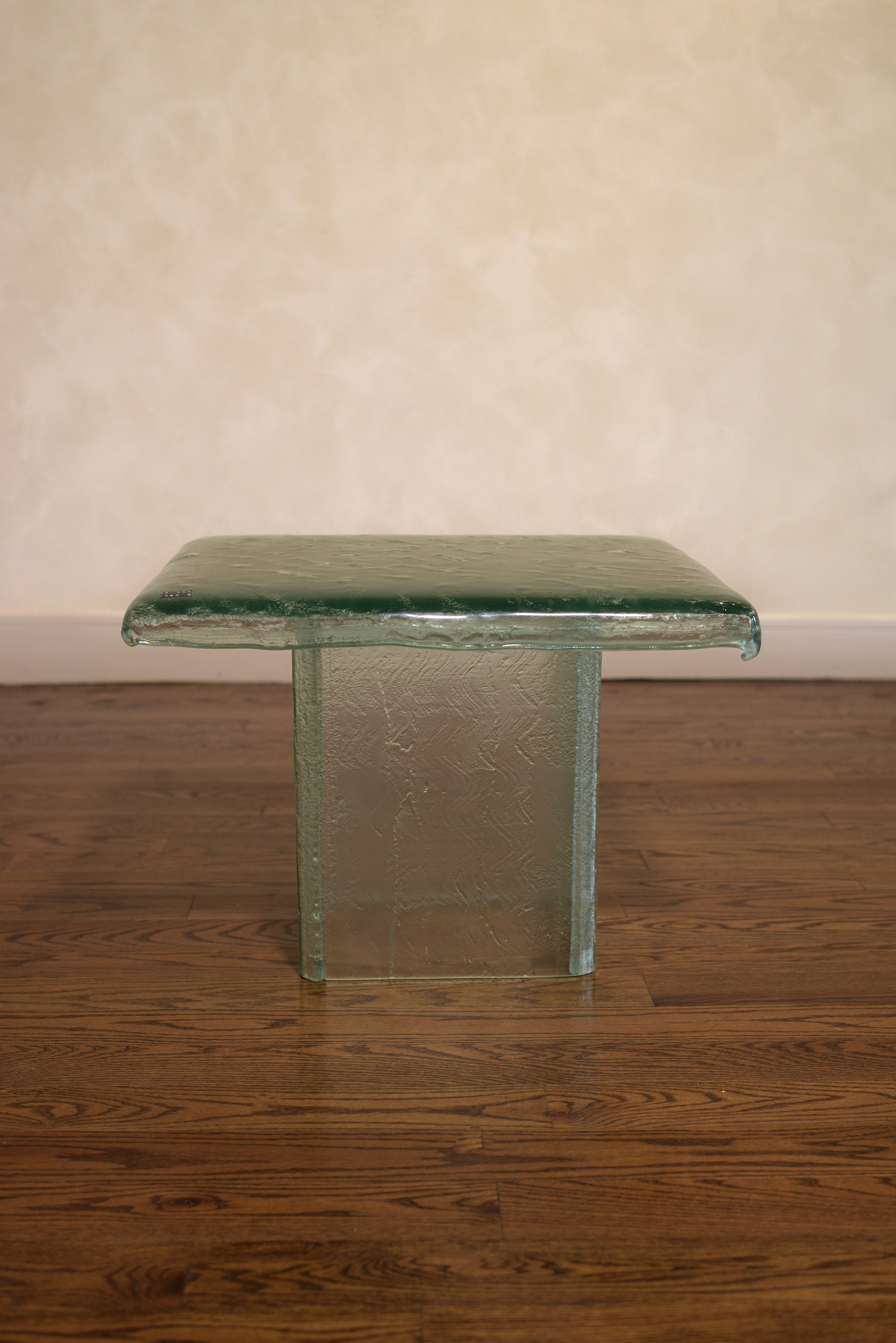 Melting Glass Side Table (small)