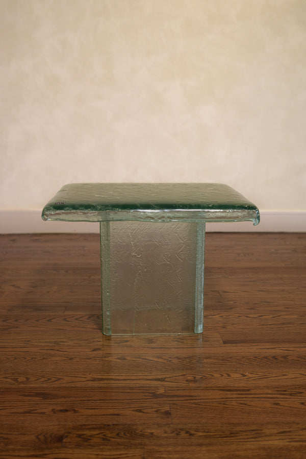 Melting Glass Side Table (small)