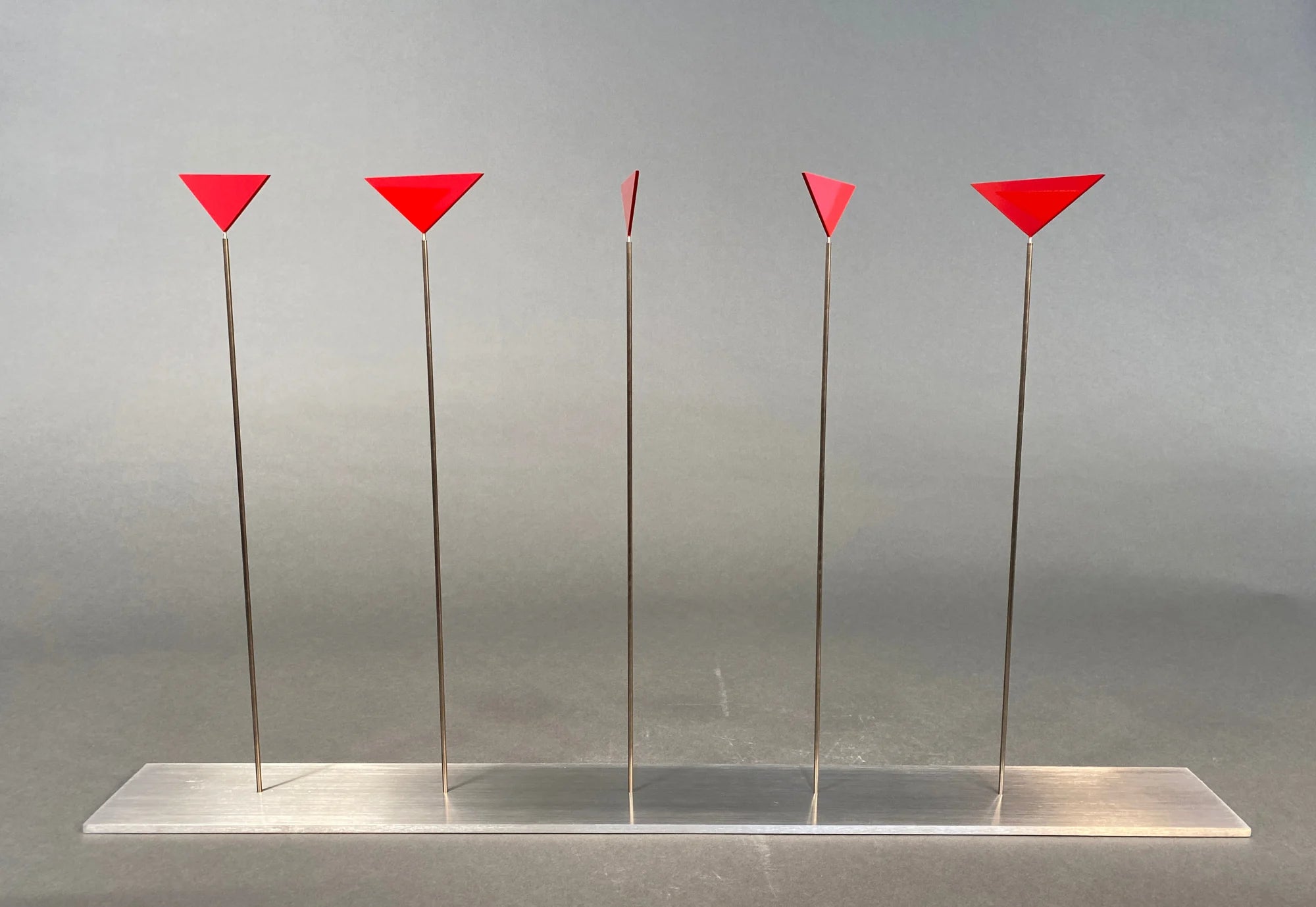 Five Triangles on Rods by Roger Phillips